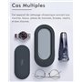 mfa® | Appareil de nettoyage par ultrasons pour lunettes de vue, bijoux en argent (bain d'argent) | Bac à ultrason pour verres, 