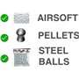 ADCHOP Cibles 14 x 14 cm Lot de 100 pièces en Carton de 6 g pour tir au Blanc : Airsoft, Air comprimé, Perdigon Balin. Normes po