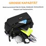 Sac banane étanche pour homme et femme - Sac banane sportif avec 5 compartiments individuels - En nylon - Pour promener le chien