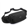 Sac banane étanche pour homme et femme - Sac banane sportif avec 5 compartiments individuels - En nylon - Pour promener le chien