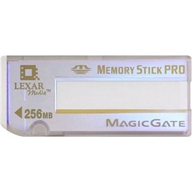 Lexar Carte Memory Stick (MS) Pro MagicGate Carte Mémoire Flash 256 Mo