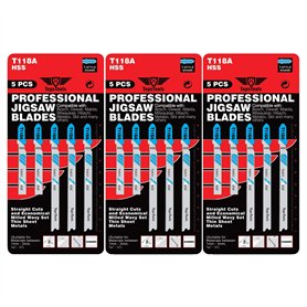 15 lames de scie sauteuse TopsTools T118A compatibles avec Bosch