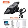 Ewolee Clignotant Vélo, 6 Modes déclairage Étanche LED Lampe de Vélo avec USB Rechargeable, sinstalle sur nimporte Quel vélos de