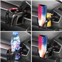 Umisky Porte-gobelet/bouteille amovible et universel avec support réglable pour grille d'aération de voiture