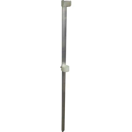 Art pêche Piquet de surfcasting en aluminium anodisé plastique phosphorescent 100 cm.