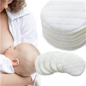Paquet de 10 coussinets d'allaitement lavables