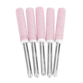 Lot de 5 Limes d'affûtage pour Polissage de Tronçonneuse