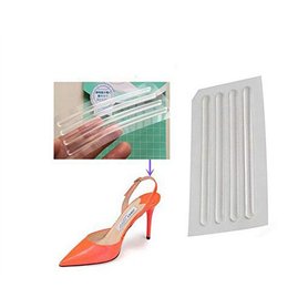 6 Feuilles (24PCS) Effacer Silicone Adhésif Mince Bande Anti-usure Pied arrière autocollants Haute Talon Chaussures Coussin Soin