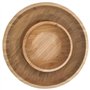 Saladier rond en bambou avec 2 ustensiles de service et cuillère en bois