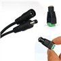 Taikuwu 12V/24V 6A LED Variateur Controleur Ajuster luminosite pour simple Couleur Clair, Noir