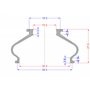 HQSilicone Lot de 2 bottes de rechange en caoutchouc pour joint à rotule 15 35 27