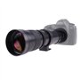 Fotga Super Téléobjectif 420-800 mm f/8.3-16 avec téléconvertisseur 2 x + adaptateur T-AI T2 pour objectif Nikon F DSLR D7500 D7