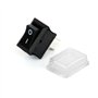 Switian Interrupteur Bascule SPST 3A 250V Mini Étanche - Lot de 10 avec Housse Imperméable, 2 Broches On/Off pour Électronique, 