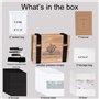 DICHA Kit de presse à fleurs pour micro-ondes - Presse à feuilles - Presse à plantes - Presse à fleurs et feuilles - Échantillon