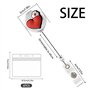 6 Pièces Porte Badge Infirmiere Badge Infirmiere Porte-badges avec Clip Rétractable Badge Infirmiere Personnalisé Attache Badge 