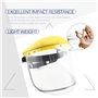 ALIXIN 3021 Masque de protection - Avec visière transparente - Protège les yeux et le visage