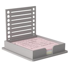 Distributeur de notes adhésives | Support de bloc-notes adhésif avec pochoir – Support de bloc-notes en acrylique résistant à l'