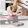 Distributeur de notes adhésives | Support de bloc-notes adhésif avec pochoir – Support de bloc-notes en acrylique résistant à l'