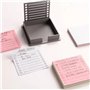 Distributeur de notes adhésives | Support de bloc-notes adhésif avec pochoir – Support de bloc-notes en acrylique résistant à l'