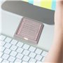 Distributeur de notes adhésives | Support de bloc-notes adhésif avec pochoir – Support de bloc-notes en acrylique résistant à l'