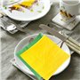 Lot de 60 serviettes en papier carrées multicolores 2 plis pour décoration de fête, mariage, anniversaire - 25 x 25 cm