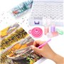 75 Logements Boîtes de Rangement Pour Peinture Diamantée Paquets,Amovible en Plastique Boîte De Diamant Broderie à Compartimen,5