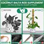NCKIHRKK Lot de 4 Tuteur Plante, 70cm Tuteur Monstera Pliable, Grimpante sur Piquet de Plante de Fibre de Coco, Tuteur Sphaigne 