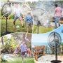 ENCOUN Système de Brumisation, 6M Brumisateur Extérieur, Système de Brumisation Extérieur Fan, Brumisateur Terrasse avec 6 Buse 