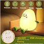 Veilleuse Bébé Lampe de Nuit Dimmable Lampe Enfants en Silicone