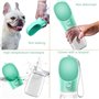 Frasheng Bouteille d'eau pour Chien,Bouteille d'eau Chien 550ML,Gourde de Voyage,Portable Voyage Gourde avec Bouton Lock pour Ch