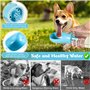 Frasheng Bouteille d'eau Portable pour Chien, 550ML Bouteille d'eau pour Chien Chat avec 80g Récipient de Nourriture, BPA-Free, 