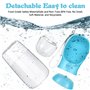 Frasheng Bouteille d'eau Portable pour Chien, 550ML Bouteille d'eau pour Chien Chat avec 80g Récipient de Nourriture, BPA-Free, 