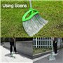 GLOYY – Balai à long manche très résistant pour l’extérieur, nettoyage grand angle et des coins