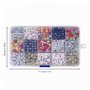QH-Shop Lettre Alphabet 15 Compartiments Kit De Loisirs Créatifs DIY Perles pour Enfants Métier à Tisser Création de Bijoux Bric