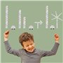 QH-Shop Lettre Alphabet 15 Compartiments Kit De Loisirs Créatifs DIY Perles pour Enfants Métier à Tisser Création de Bijoux Bric