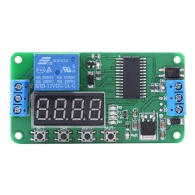 Module de Relais de Commutateur de Temporisation d'Automatisation LED DC 12V Module de Commutateur de Minuterie d'Affichage à LE