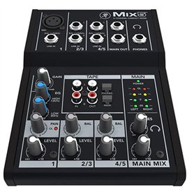 Mackie Mix Table de mixage 5 canaux Noir