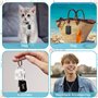 LPAMABA 30 Pièces étiquettes Vierges en Aluminium, Médaille Chien Gravée Rectangle, étiquettes identification chien,medaille cha