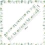 LOHAME Chemin de table 185 x 35 cm Chemin de table feuille d'eucalyptus Nappes de table moderne Coureur de table de communion po