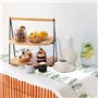 LOHAME Chemin de table 185 x 35 cm Chemin de table feuille d'eucalyptus Nappes de table moderne Coureur de table de communion po