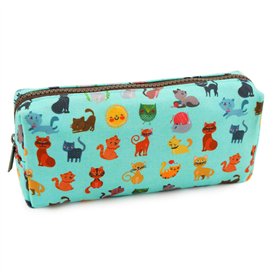 Trousse à Crayons Maquillage Motif Chats Chatons Idée Cadeau