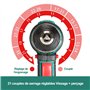 HYCHIKA Perceuse visseuse sans fil, 18V 35Nm 21+1 positions de réglage du couple et deux vitesses, Pour le perçage de vis et de 