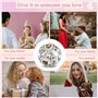 CHARMS & BRACELETS Pierre de naissance des douze mois,Bijoux pour femmes,Compatible Pour Pandora les bracelets et les colliers C