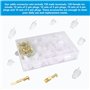 CAREDGO 380 PCS Connecteur Électrique Moto 2 3 4 6 Broches,Connecteurs de Fil Électrique Automobile Broche Electrique Voiture 2.