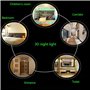 HPBN8 Ltd Illusion 3D Accordéon LED Lampes Art Déco Lampe lumières LED Décoration Lumière Contrôle à distance 7/16 couleurs Chan
