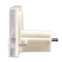 Heschen 85C1-1A rectangle Panneau monté courant Mètre testeur Ampèremètre DC 0-1A Classe 2,5 Blanc