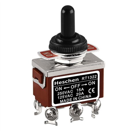 Heschen Interrupteur à bascule en métal