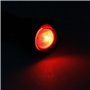 Heschen-Interrupteurs ronds à bascule, 3 bornes, lumière rouge 10 A, 250 VAC, lot de 5