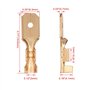 Heschen Lot de 100 cosses mâles à sertir rapides 6,3 mm non isolées