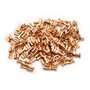 Heschen Lot de 100 cosses à sertir en laiton non isolées 6,3 mm pour câbles de 1 à 1,5 mm²